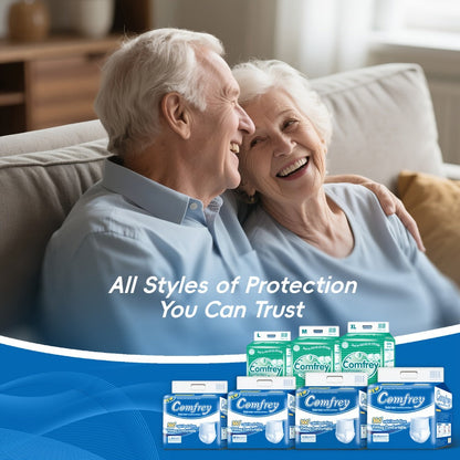 Adult Incontinence Underwear Disposable Pull Ups for Women & Men - Overnight Bladder Control Briefs