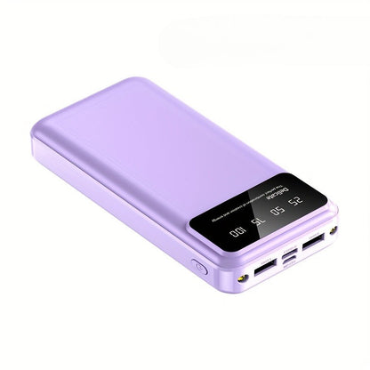65000mAh Portable Power Bank with LED Display USB Charger for iPhone 17 16 15 14 13 12 11 XS Android Phones Tablets