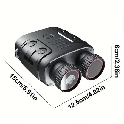 Infrared Night Vision Goggles HD 2.5K with 10X Zoom & CMOS Sensor – Full-Dark Visibility Binocular Scope for Hunting