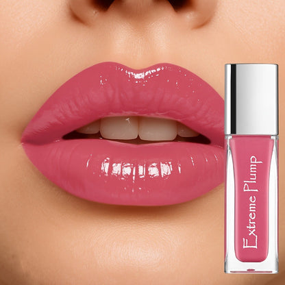 Lip Gloss for Women, Water Gloss Non-Sticky Formula, Sheer Nude Pink Shimmer Tint, Sweatproof Smooth Comfortable Wear