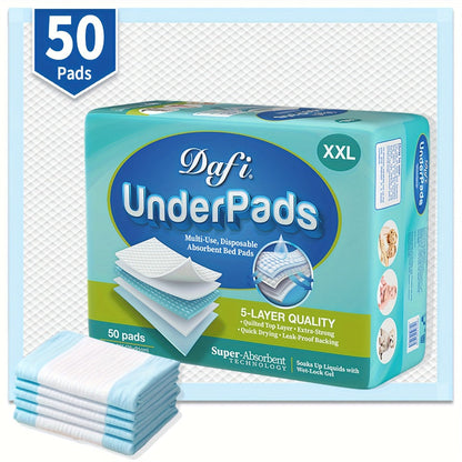 Disposable Bed Pads Extra Large Incontinence Underpads - Super Chucks Pads with Odor Control for Elderly & Adults