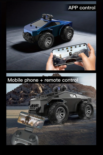 RC Off-Road Pickup Truck 1:28 Scale with 480P HD Camera, 2.4GHz App Control & Virtual Reality Function