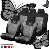 Butterfly Tire Pattern - Black-Grey