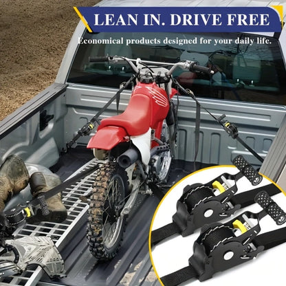 Auto Retractable Ratchet Straps 2-Pack – Heavy Duty Tie Down with Automatic Tightening, 1100/1400/1700 LBS Capacity, Abrasion-Resistant