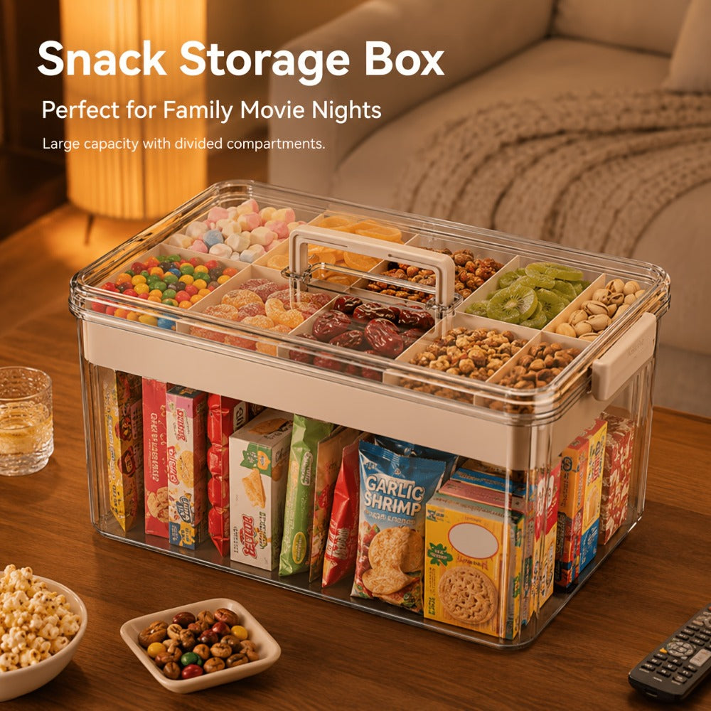 Medicine Storage Box with Handle, Multi-Layer Transparent Plastic Pill Organizer Cabinet, Portable Home Medicine Chest for Bedroom Bathroom