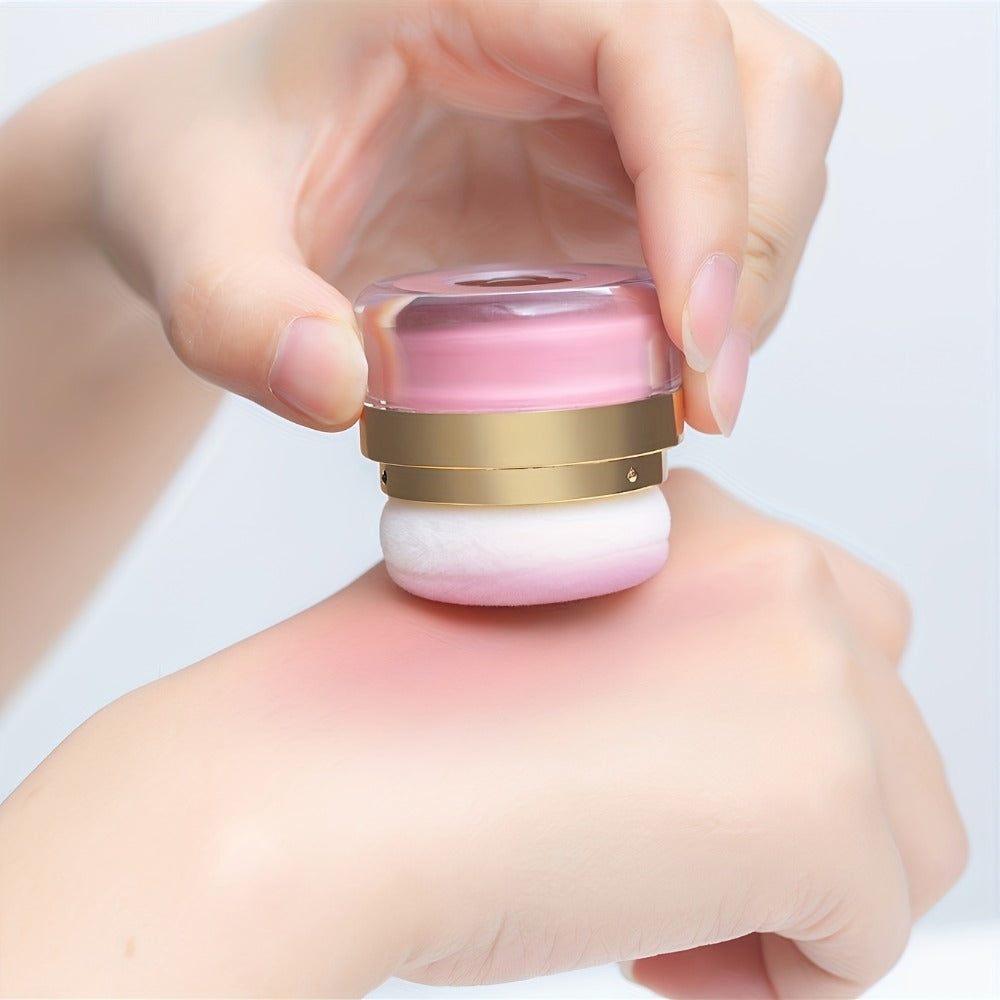 Powder Blush Set 3 Colors with Pearl Powder Rose Oil & Squalane Formula, for Makeup, Travel and Everyday Vanity Use