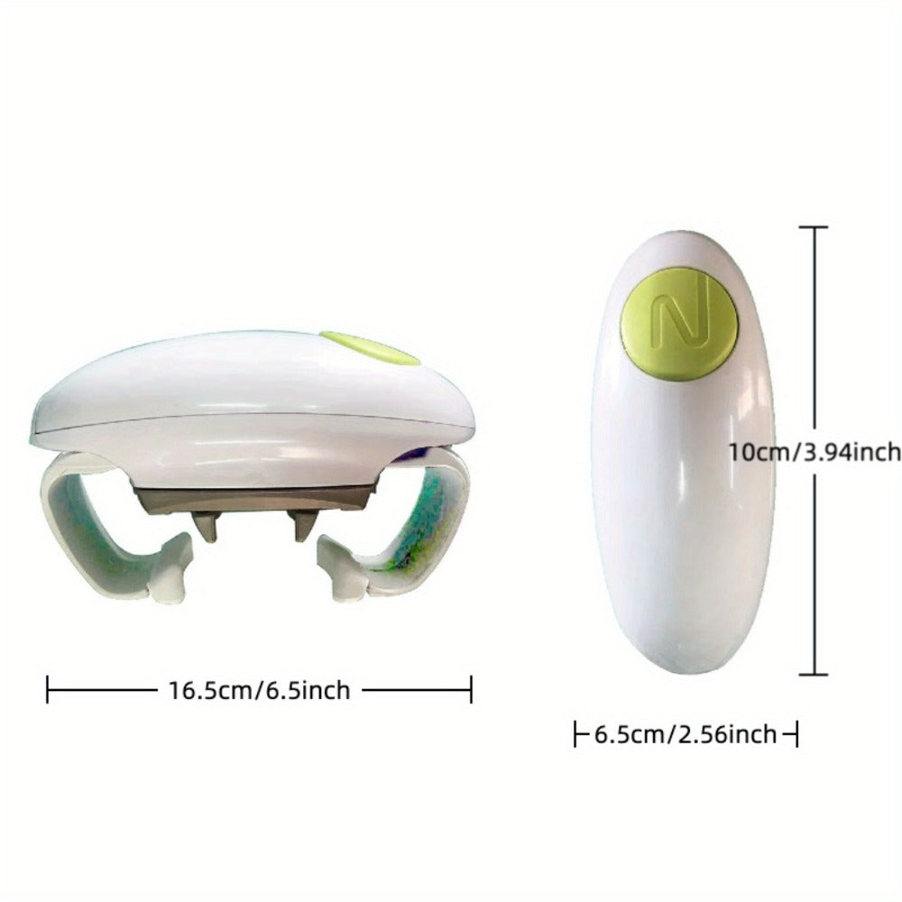 Electric Jar Opener for Elderly & Weak Hands – One-Touch Auto-Off, High Torque Battery-Powered Jar Lid Opener with Ergonomic Design