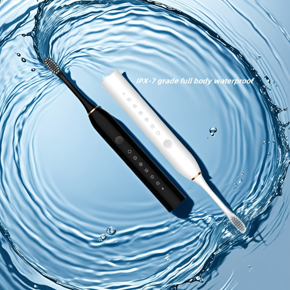 Electric Toothbrush with Six Brushing Modes, Two-Minute Timer, USB Charging and Three Color Options