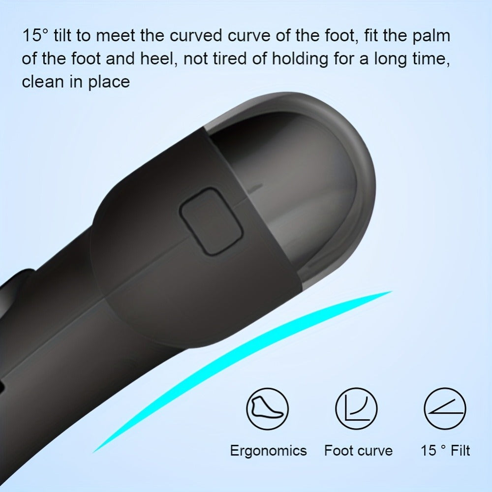 Foot Callus Remover Electric Rechargeable 3 Interchangeable Grinding Heads LCD Display Portable Electronic