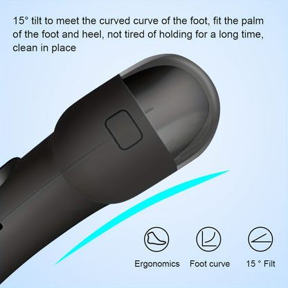 Foot Callus Remover Electric Rechargeable 3 Interchangeable Grinding Heads LCD Display Portable Electronic