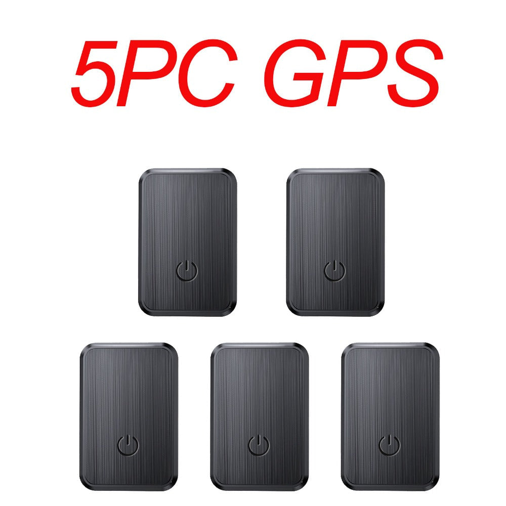 Black Rectangular GF08-Labeled Tracker Device Sets in 2, 3, 4, 5 or 6-Piece Checkout Options