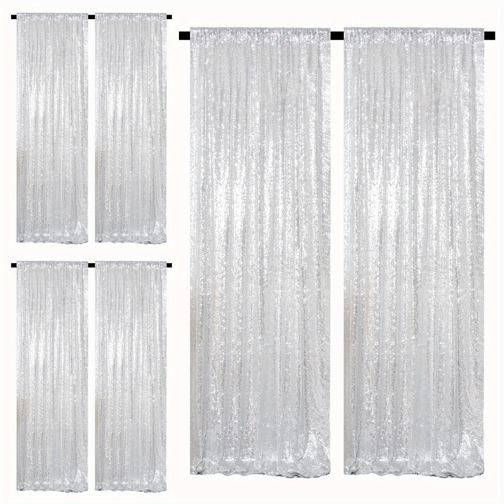 Sequin Backdrop Curtains 2FTx8FT Glitter Photography Background Panels for Party Wedding Birthday for an Everyday Personal Care Routine