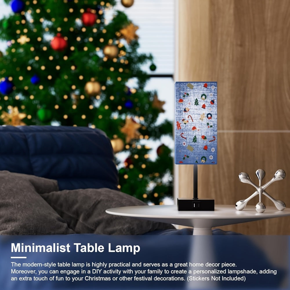 Bedside Lamps Set of 2 3-Way Dimmable Touch Nightstand Lamp USB-C A Charging Port LED Bulb for Entryways, Bedrooms and Living Spaces