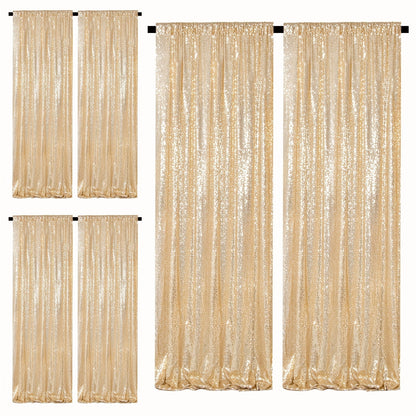 Sequin Backdrop Curtains 2FTx8FT Glitter Photography Background Panels for Party Wedding Birthday for an Everyday Personal Care Routine