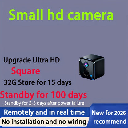 Security Camera Mini 1080P Pan-Tilt Model with Dual-Band WiFi, Infrared Night Vision and Optional 32GB Card Bundles