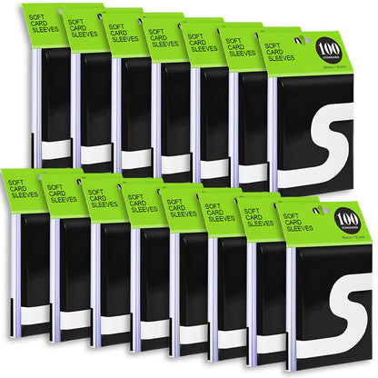 Penny Sleeves Trading Card Sleeves Bulk – Clear Soft Plastic Protector for Pokemon, Sports, Baseball, Football & Game Cards | 700 / 1500