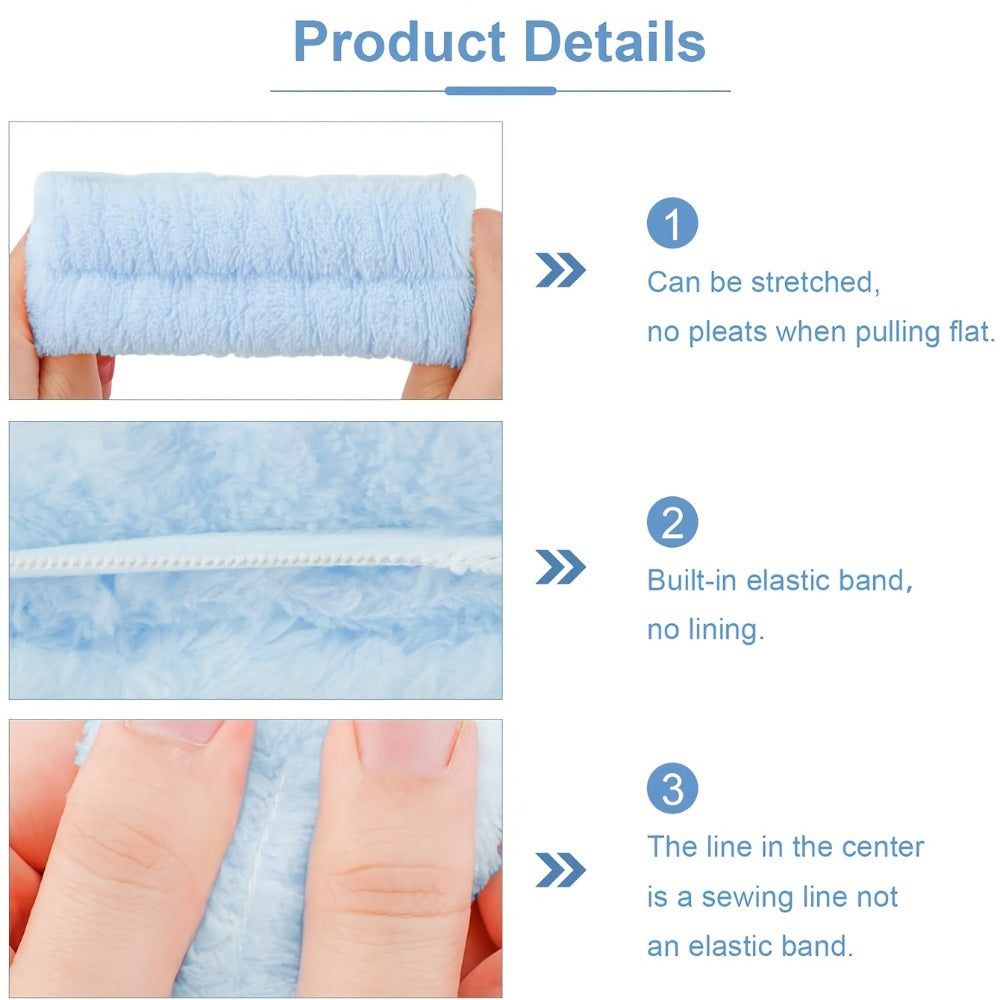 Face Cleansing Brush Set 7pcs Spa Skincare Kit – Mask Brush Scrub Brush Detailing Brush Velvet Headband & Wash Bag