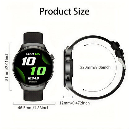 Watch 4 Pro Business Smartwatch for Men & Women, Wireless Calling, Weather Alerts, Music Control, Message Notifications