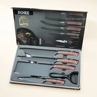 Kitchen Knife Set 6-Piece Professional Chef's Knife Set, High Carbon Stainless Steel Ultra-Sharp Blades