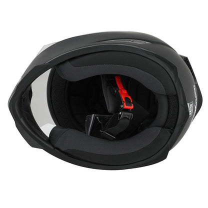 Motorcycle Helmet Full-Face Shell with Tinted and Spare Clear Shields, Quick-Release Buckle, Nine Styles and S-XL Sizes