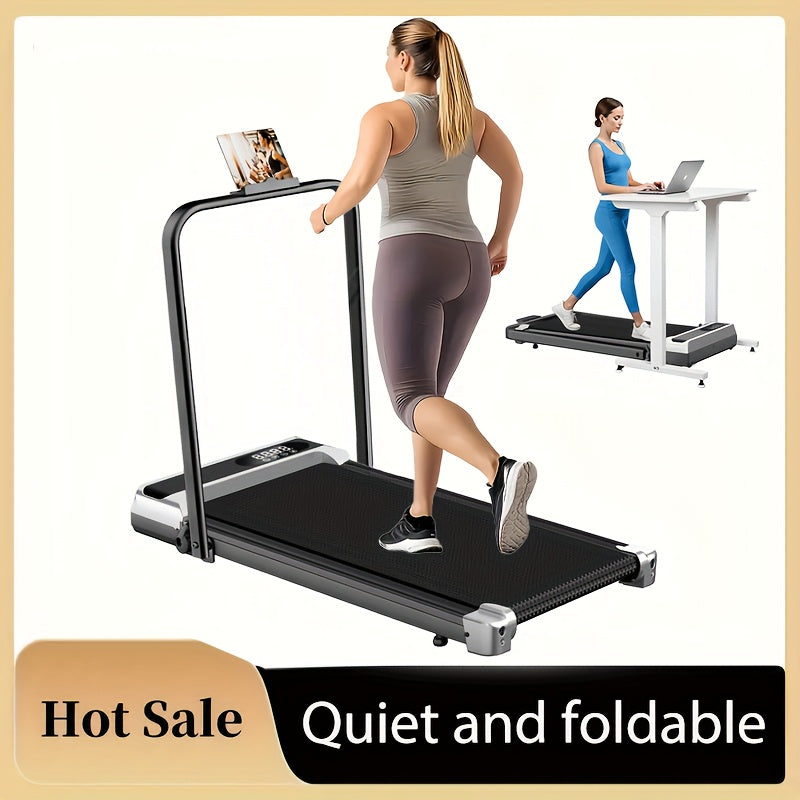 Folding Treadmill 3-in-1 with 14% Auto Incline & Handle – 3.0HP Quiet Walking Pad for Home, 300LBS Capacity