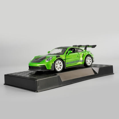 Porsche 911 Die-Cast Collectible Model for Adults, High-Detail Zinc Alloy Display Car for Home Decor Exhibitions