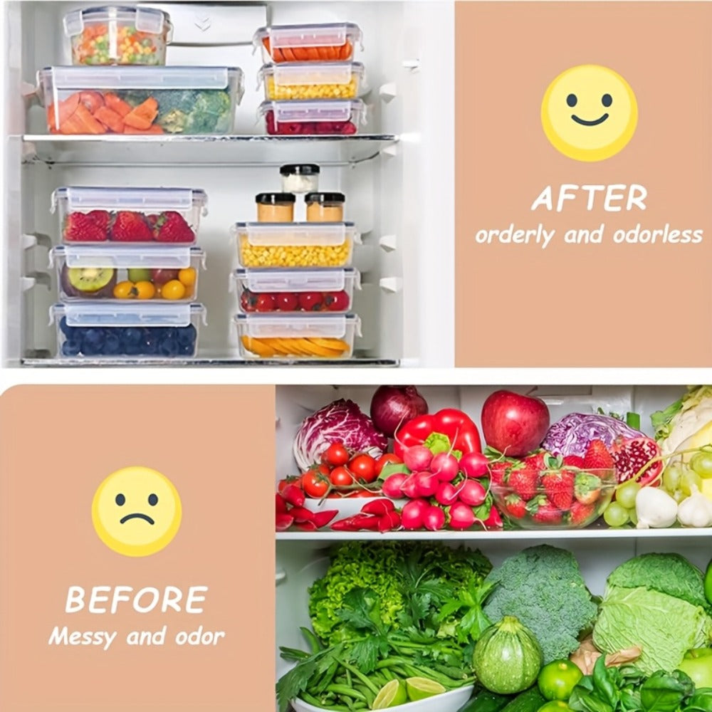 Food Storage Containers Set BPA-Free Airtight – Meal Prep Containers with Easy-Snap Lids Labels & Marker 24 48pcs Pantry Kitchen Organizer