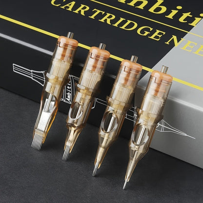 Ambition Tattoo Cartridge Needles 20pcs Professional RL RS RM Sizes with Safety Membrane for Temporary Body Art, Festivals and Costumes