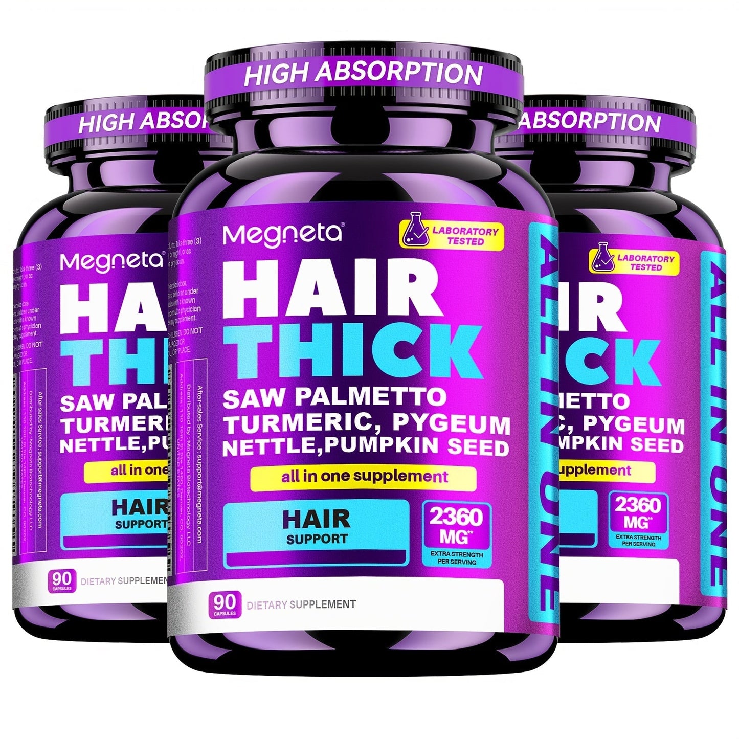 Biotin Hair Growth Supplement 90 Capsules for Thicker Fuller Hair with Collagen Peptide Saw for Bath Time, Home Spa and Personal Care