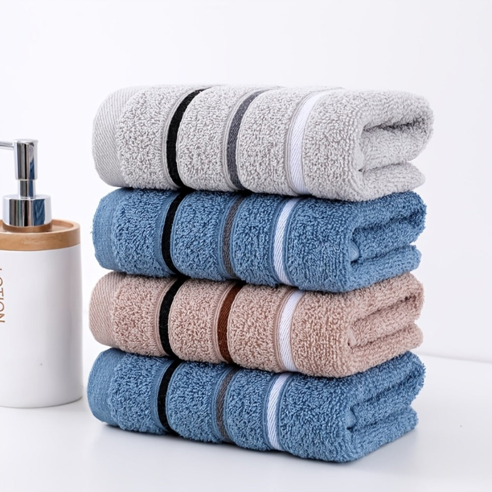 Washcloths 2 Pack Premium Soft Absorbent 102GSM Knit Fabric Face Towels Quick Dry Multipurpose Bath Washcloths for Body Face Kitchen Random