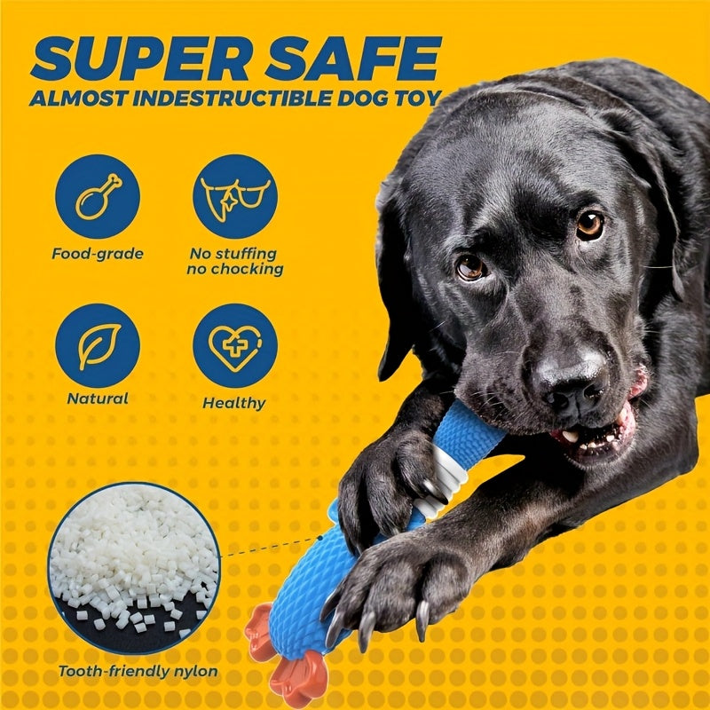 Indestructible Nylon Dog Chew Toy for Aggressive Chewers – Upgraded Tough Goose & Clownfish Design, Heavy Duty Durable Chew Toy