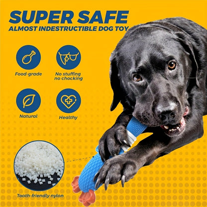 Indestructible Nylon Dog Chew Toy for Aggressive Chewers – Upgraded Tough Goose & Clownfish Design, Heavy Duty Durable Chew Toy