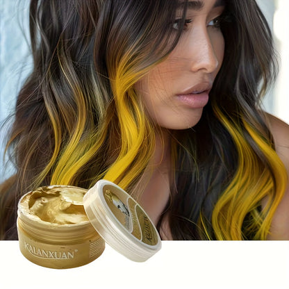 Temporary Hair Color Wax Disposable DIY Styling Cream Y2K Aesthetic for Parties Festivals Halloween Cosplay 9 Colors Blue Purple Red Black