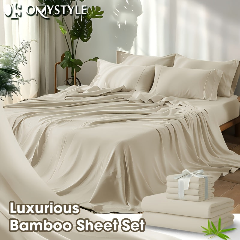 Fitted Sheet Set Cooling Deep Pocket – 2000TC Soft Microfiber Bed Sheet, Shrink Fade Wrinkle Resistant, 11 Colors 4 Sizes