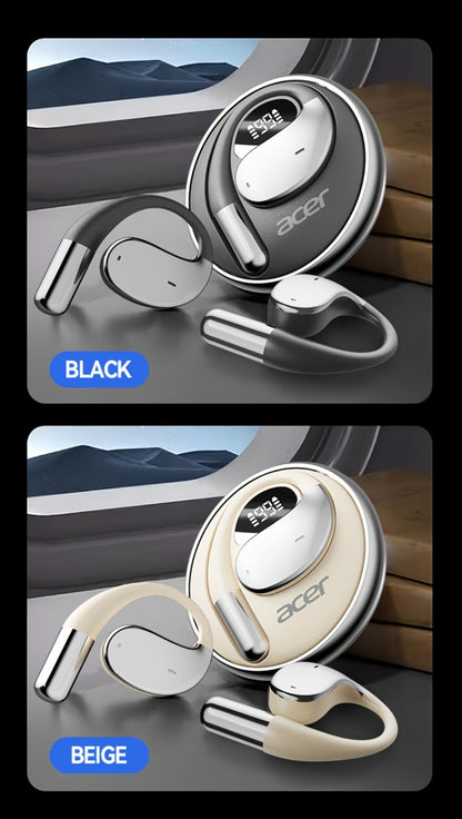 Acer TWS In-Ear Earbuds Noise Canceling Touch Control Sports Wireless Headphones Long for Bedside Audio, Alarms and Room Entertainment