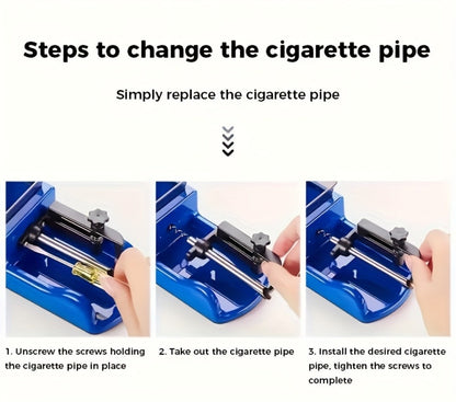 Electric Cigarette Rolling Machine USB Rechargeable Cigarette Roller 2-Second Rapid Roll High for Entryways, Bedrooms and Living Spaces