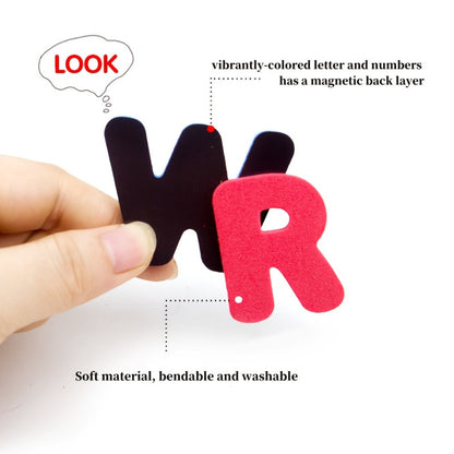 Magnetic Letters and Numbers for Kids 79-Piece Colorful Alphabet Fridge Magnets with the Listed Color, Size or Set Options for Everyday Use
