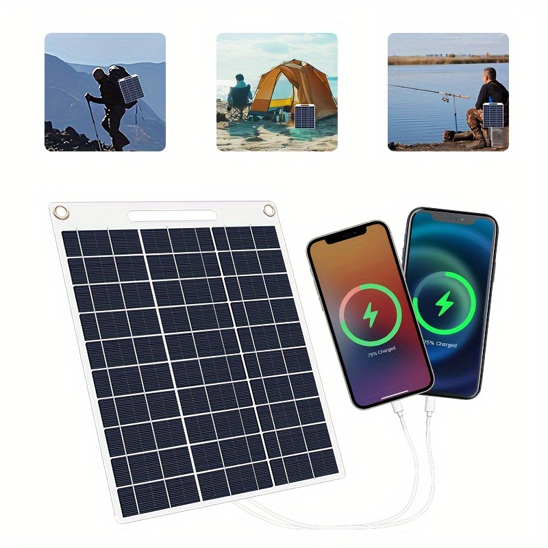Solar Charging Panel 4W 10W Compact Single-Crystal Monocrystalline Micro USB for Mobile Phone for an Everyday Personal Care Routine
