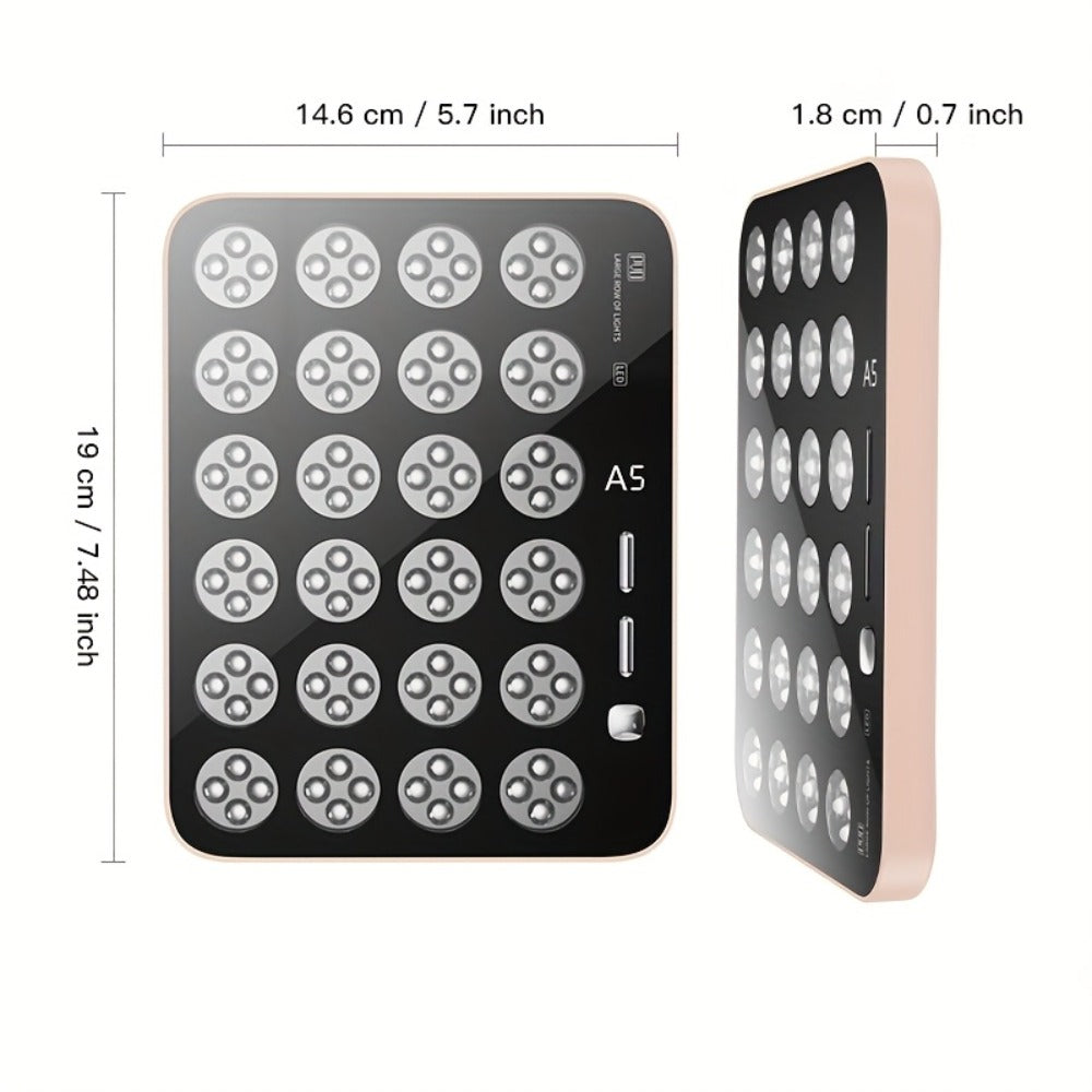 LED Light Therapy Device for Face & Body with Stand - Home Spa for Entryways, Bedrooms and Living Spaces