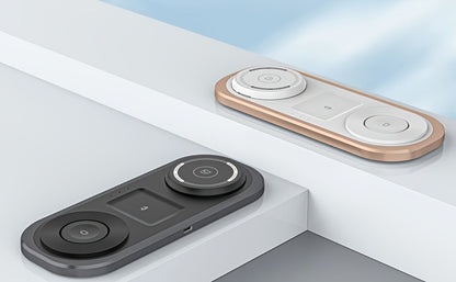 Wireless Charging Station, Foldable 3-in-1 15W Pad for iPhone, Samsung Galaxy, Apple Watch and AirPods Models