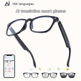UF02 Black Translation Glasses + Self-Tinting Lenses
