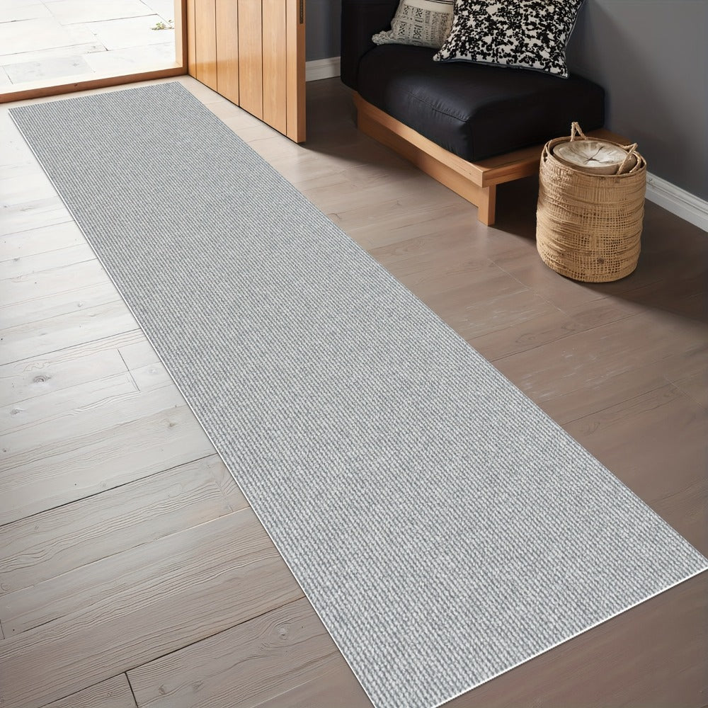 Non-Slip Runner Rug for Hallway Kitchen Stairs – Thick 4mm Long Roll Rug 23.22" Wide, Machine Washable, Multiple Sizes & Colors