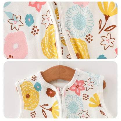 Baby Sleeping Bag 2/3pcs Two-Way Zip Wearable Blanket Anti-Kicking Swaddle 0-24 Months Boys Girls Air-Conditioned Room