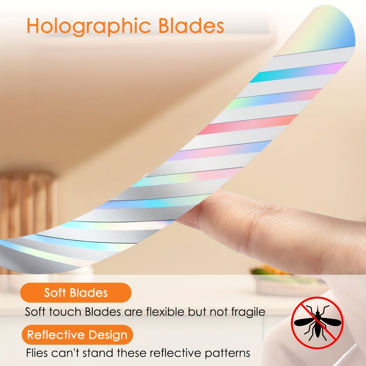 Fly Fan for Table 4 Pack - USB Rechargeable Fly Fan with LED Lights with the Listed Color, Size or Set Options for Everyday Carry