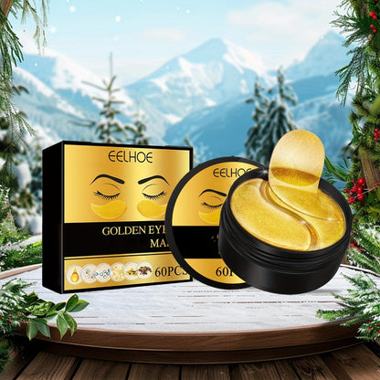 Under Eye Patches 120pcs (2 Boxes) with Hyaluronic Acid, Collagen & Glycerin – Gold Eye Mask for Dark Circles, Puffiness & Fine Lines