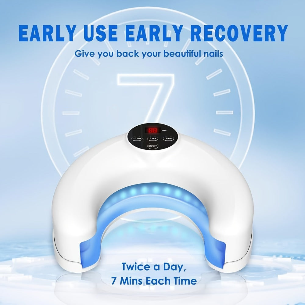 Nail Fungus Light Device FDA Cleared, KTS Toenail Fungus Treatment for Fingernails & Toenails, Damaged