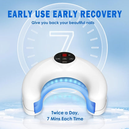 Nail Fungus Light Device FDA Cleared, KTS Toenail Fungus Treatment for Fingernails & Toenails, Damaged
