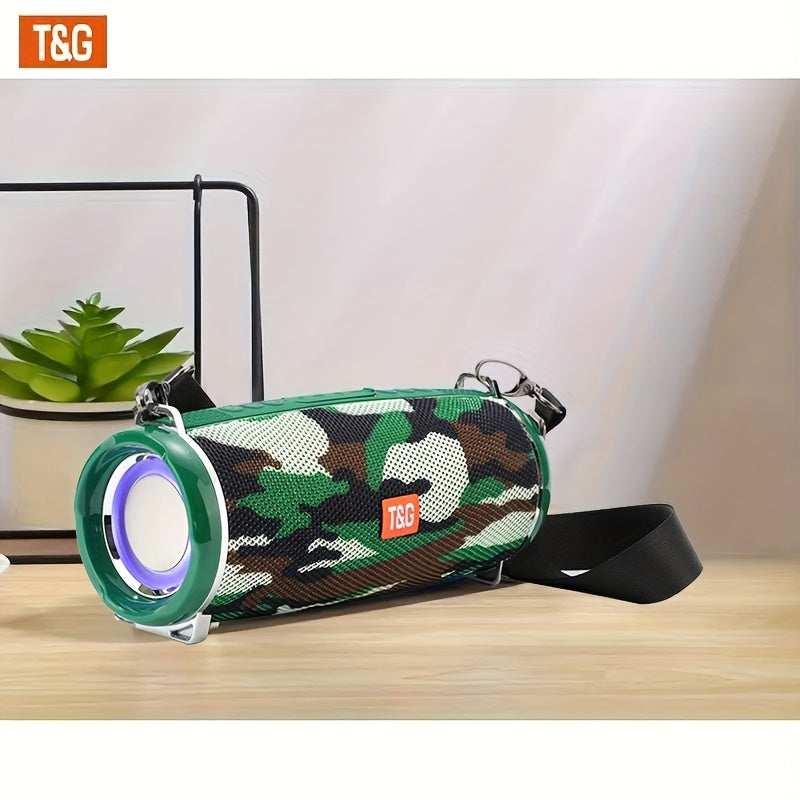 Bluetooth Speaker T&G TG192 with 2400mAh Battery, IPX4 Rating, RGB Breathing Light and Five Color Options