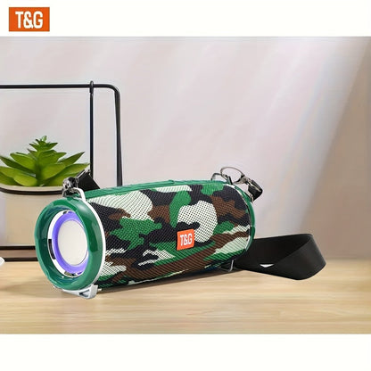 Bluetooth Speaker T&G TG192 with 2400mAh Battery, IPX4 Rating, RGB Breathing Light and Five Color Options