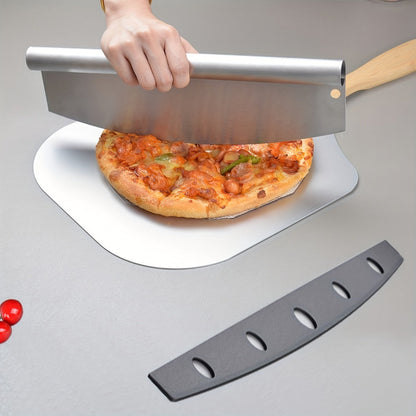 Pizza Making Set with Pizza Peel, Nonstick Pizza Pan, Perforated Pan, Pizza Cutter, Oven Mitts, Pie Server & Basting Brush